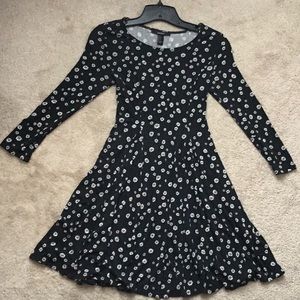 Junior Flower Skater Mini Dress Size Small